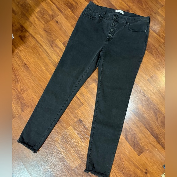 Madewell Black Skinny Jeans High-Waisted Classic - Picture 1 of 11
